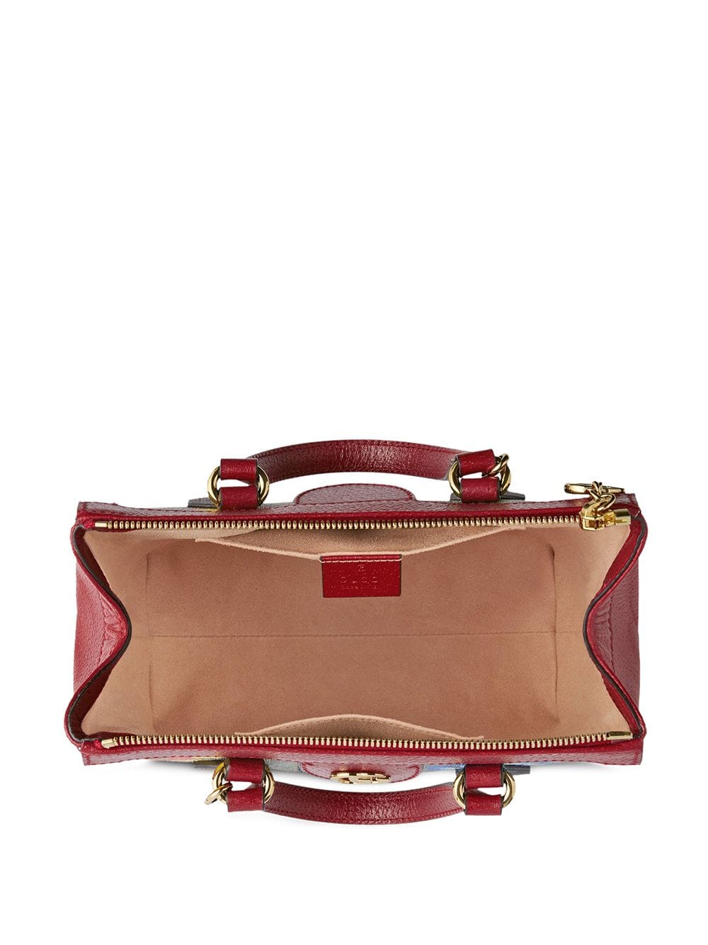 Ophidia GG Flora tote bag in Red