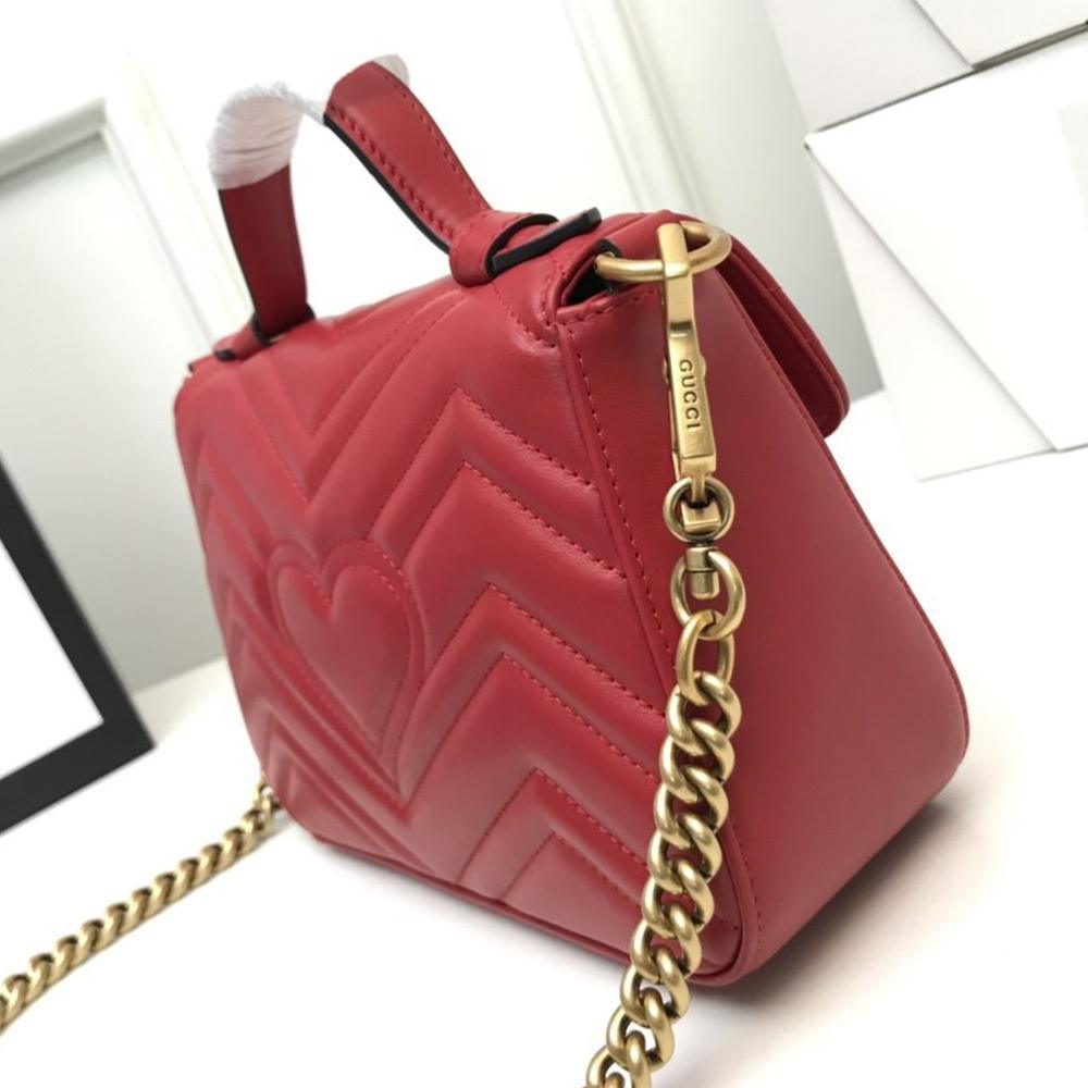 GG Marmont mini top handle bag