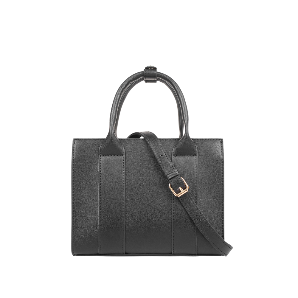 Zelosstyle Black Mini Tote Bag