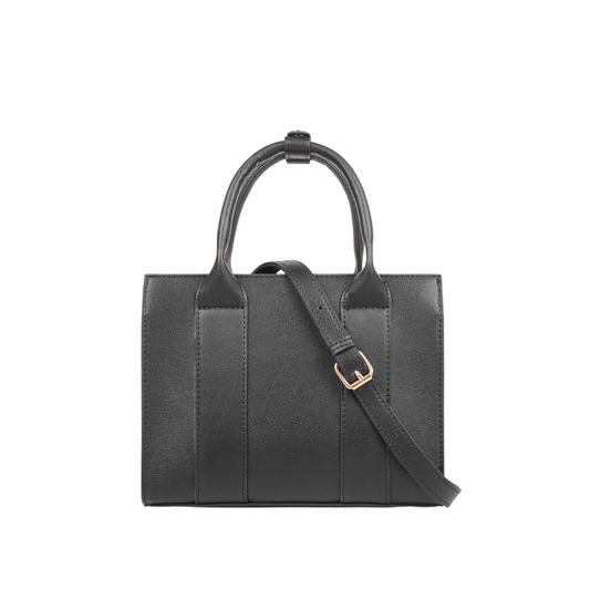 Zelosstyle Black Mini Tote Bag