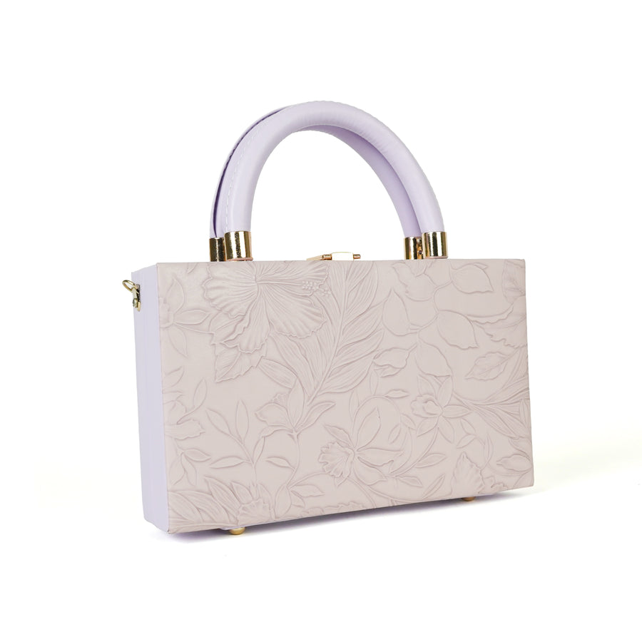 Zelosstyle Lavender Floral Bag