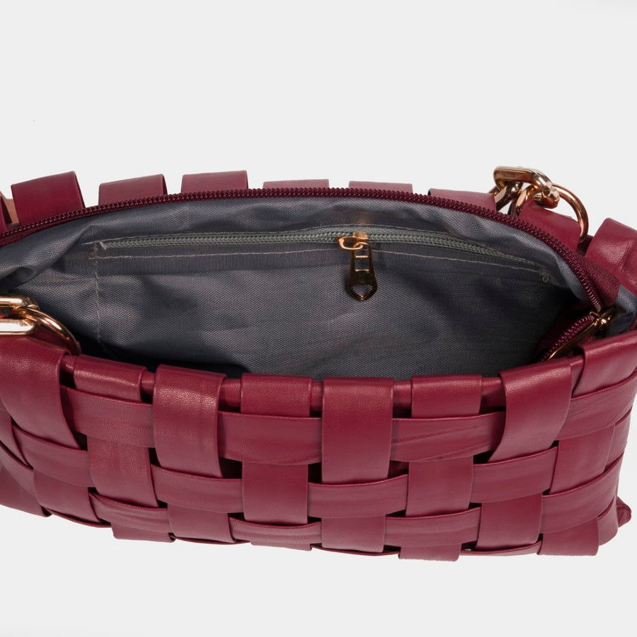 Zelosstyle Burgundy Wave Bag