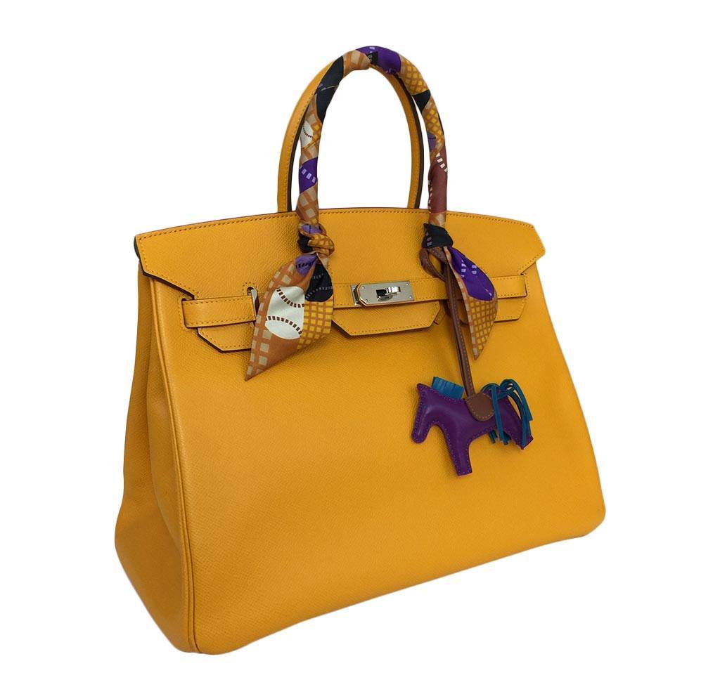 Hermès Birkin Bag 35 Jaune Candy Collection