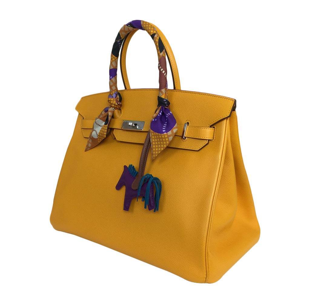 Hermès Birkin Bag 35 Jaune Candy Collection