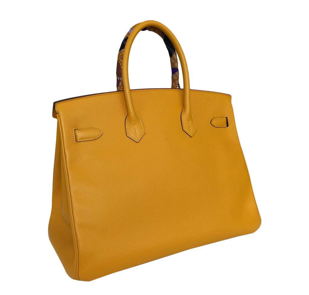 Hermès Birkin Bag 35 Jaune Candy Collection