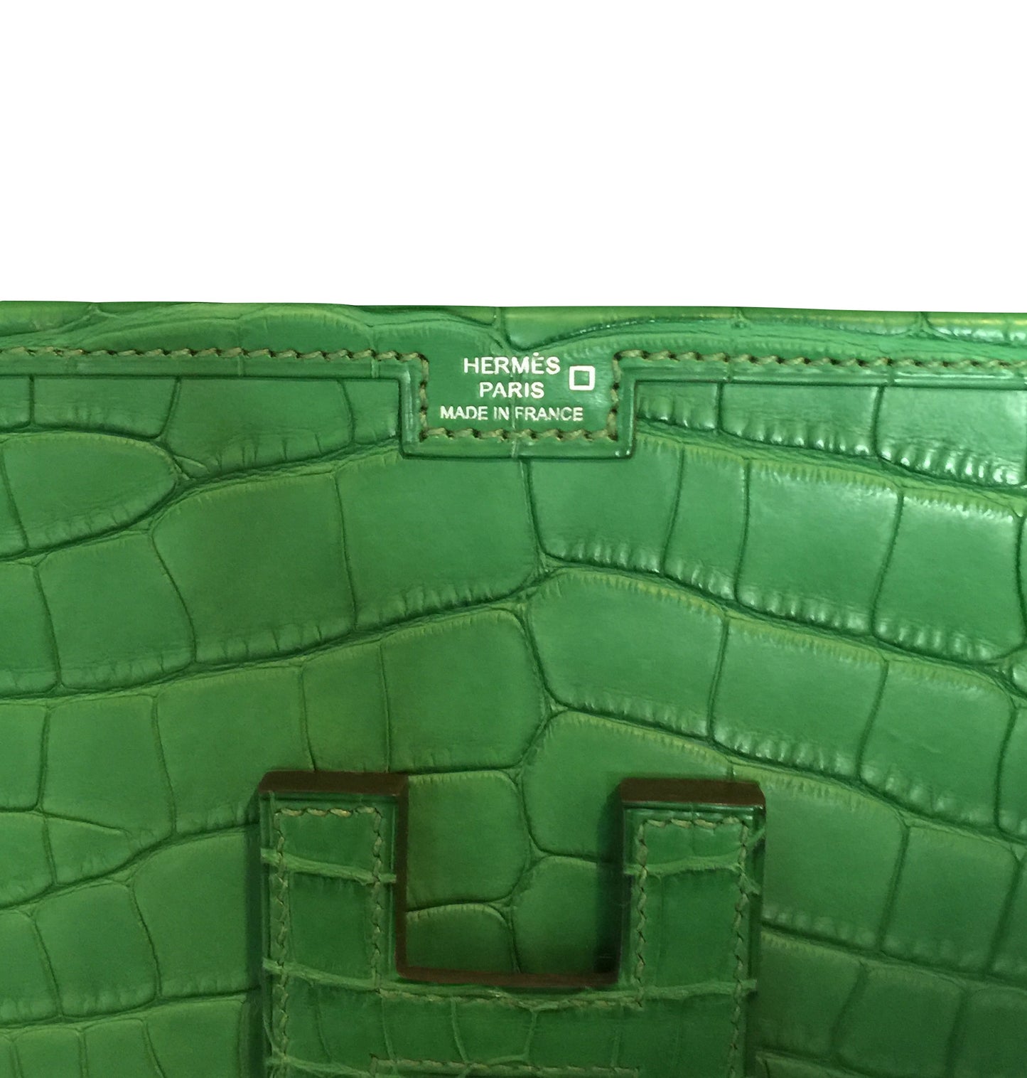 Hermès Jige Elan 29 Clutch Alligator Matte Bag