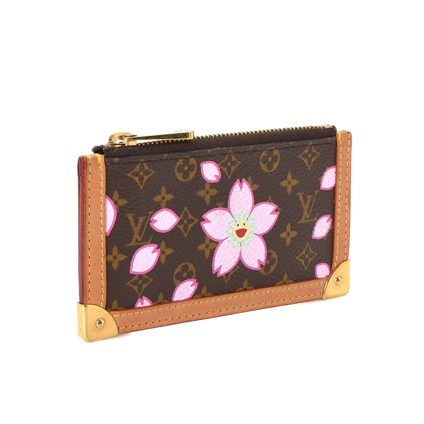 Limited Edition Monogram Cherry Blossom Pochette Cles - Cap N Wrap