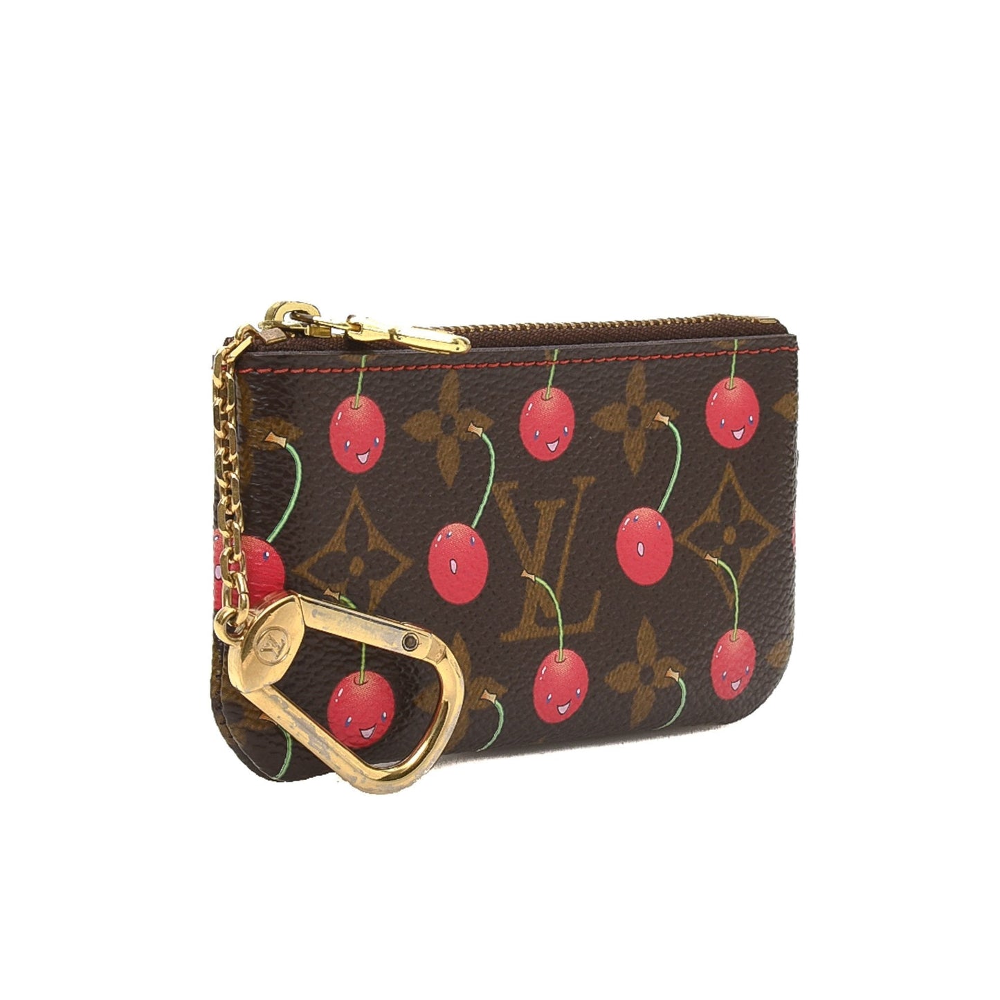 Limited Edition Monogram Cherry Pochette Cles - Cap N Wrap