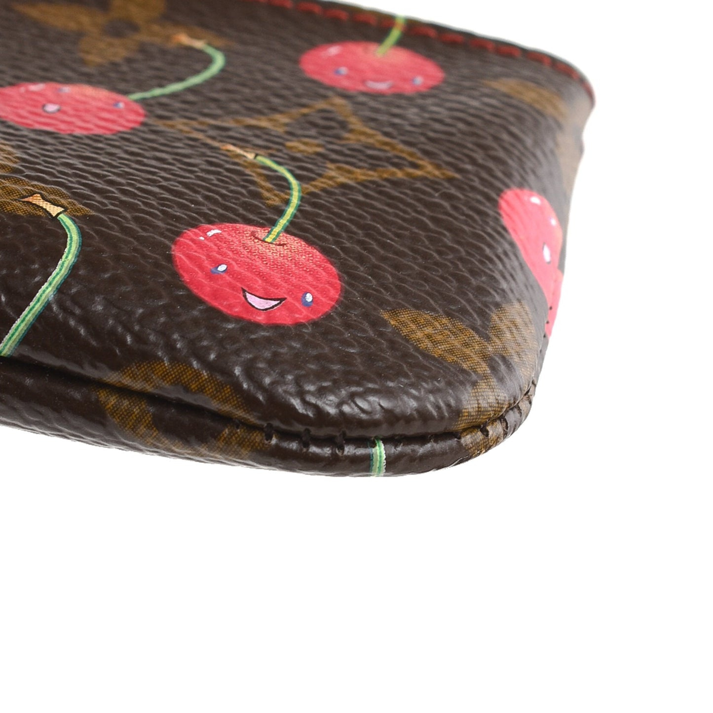 Limited Edition Monogram Cherry Pochette Cles - Cap N Wrap