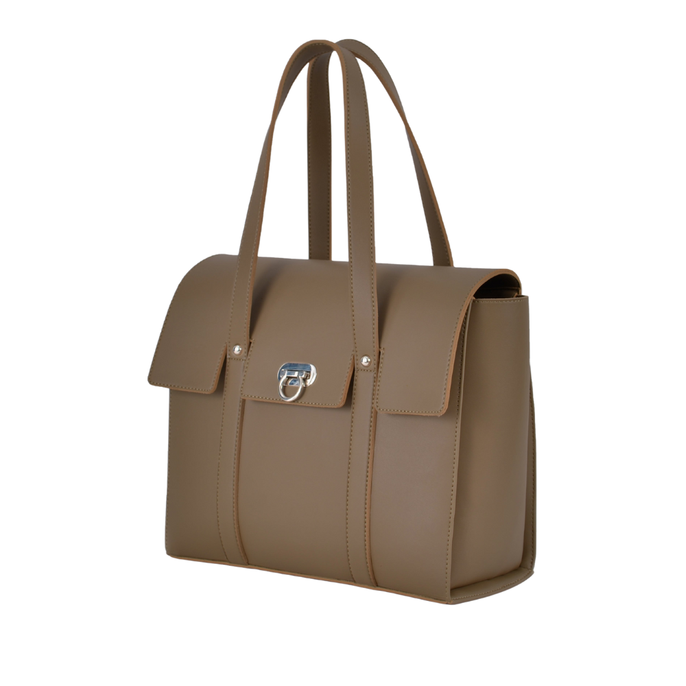 Zelosstyle Coffee carry-all satchel bag