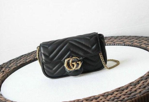 Gucci GG Marmont matelassé leather super mini bag