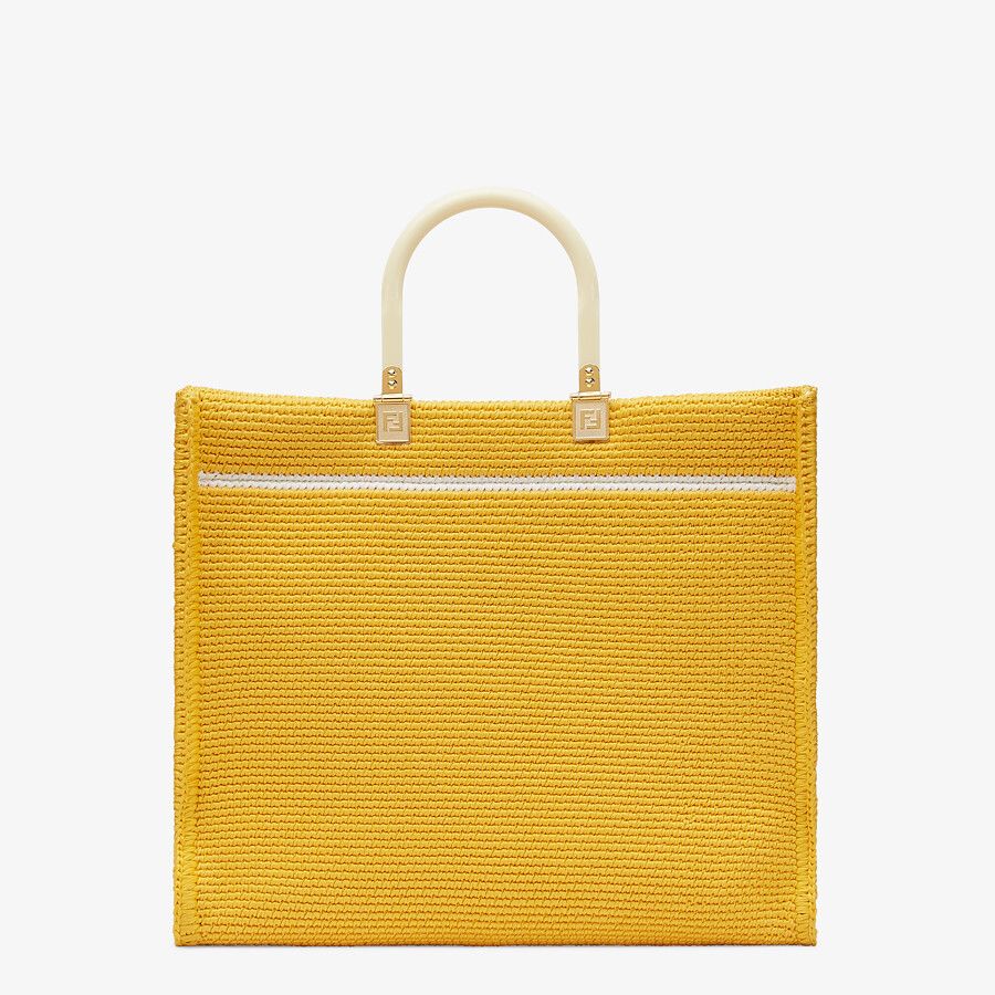 Fendi Cotton Crochet Shopper