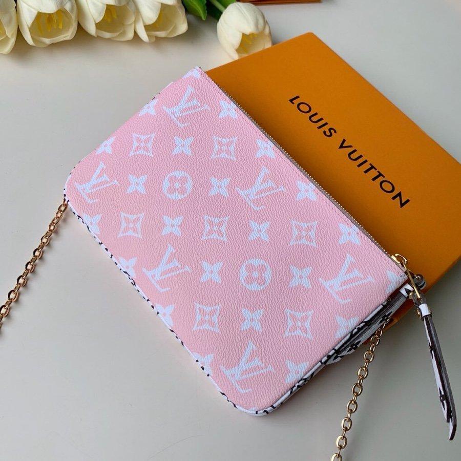 Louis Vuitton Monogram Giant Double zip pochette