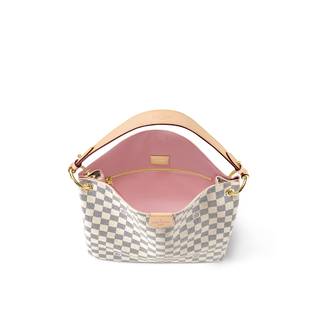 LOUIS VUITTON Graceful PM Rose Ballerine Damier Azur