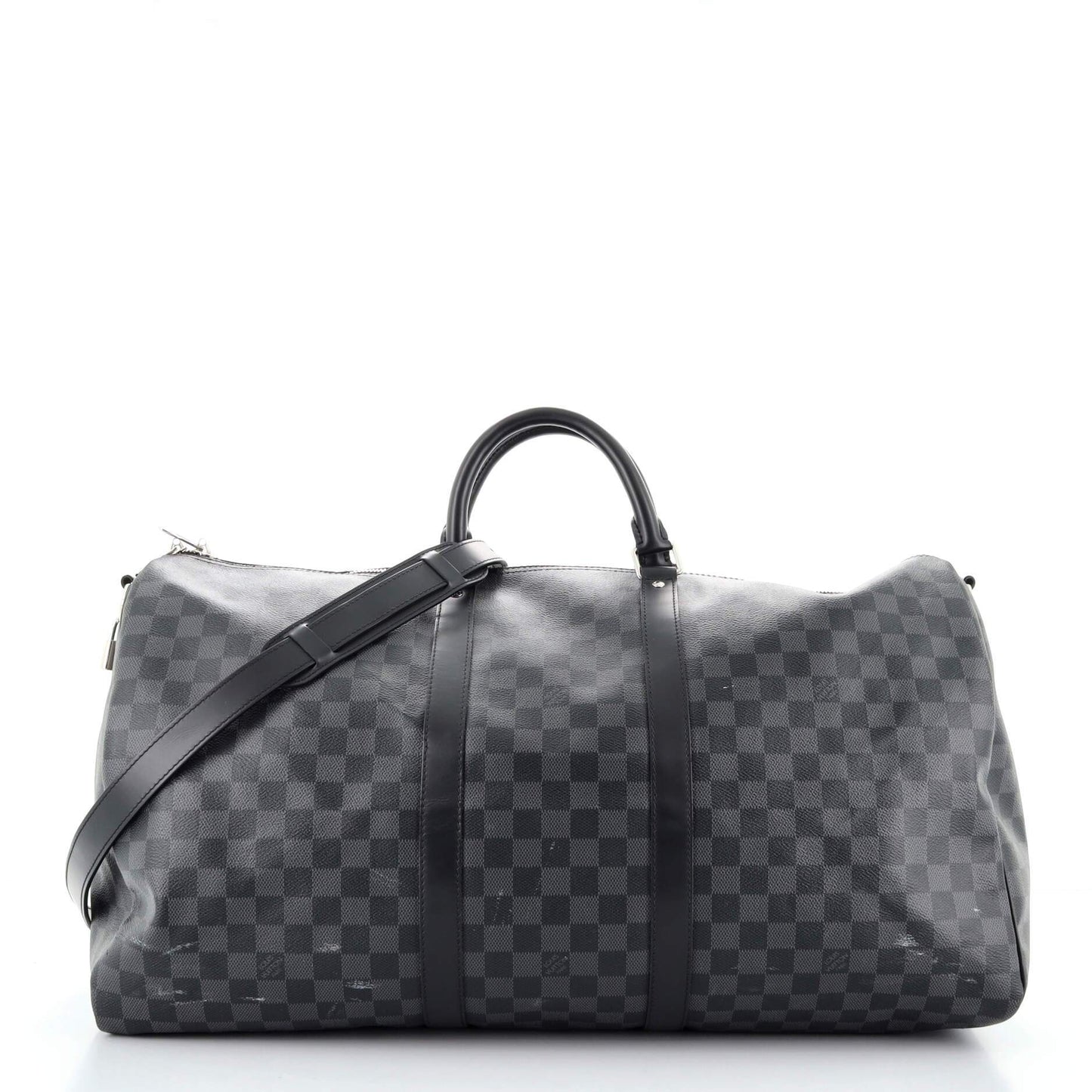 Louis Vuitton Keepall Bandouliere Bag Damier Graphite 55