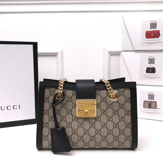 Gucci Padlock small GG shoulder bag