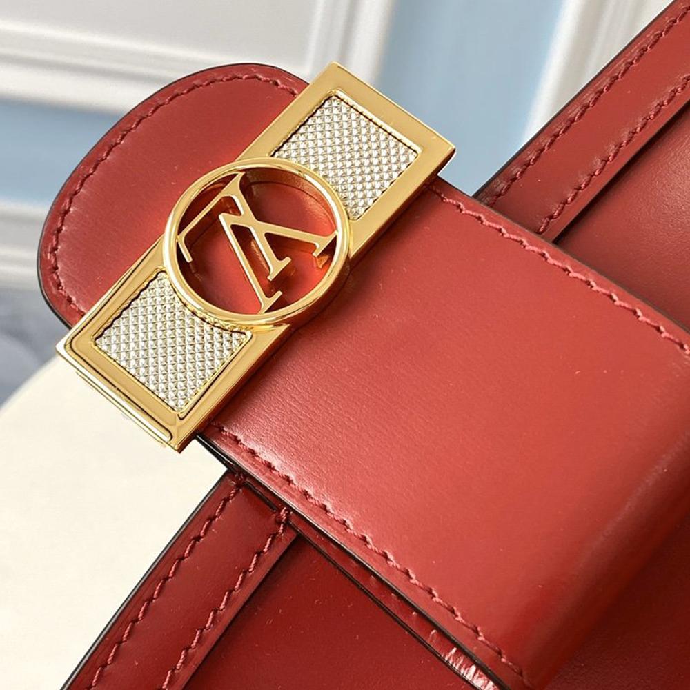 Louis Vuitton DAUPHINE MM Cherry Red