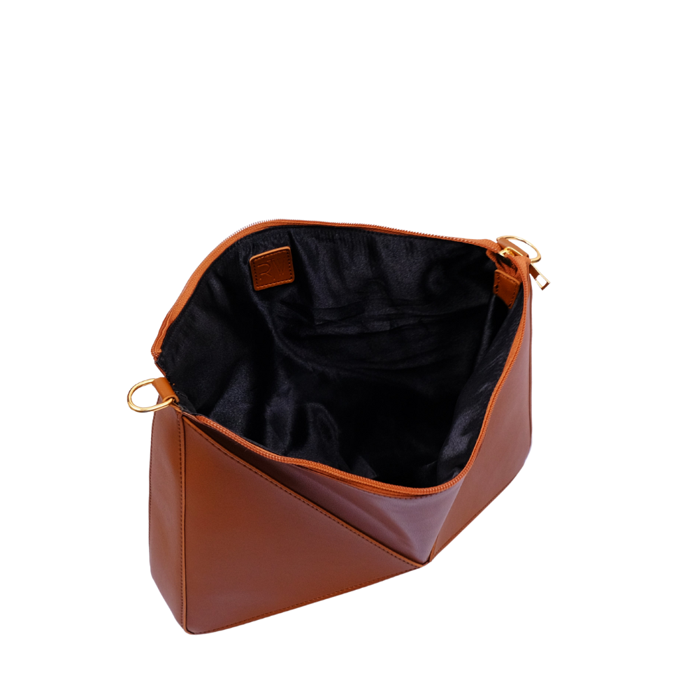 Zelosstyle Brown triangle flex bag