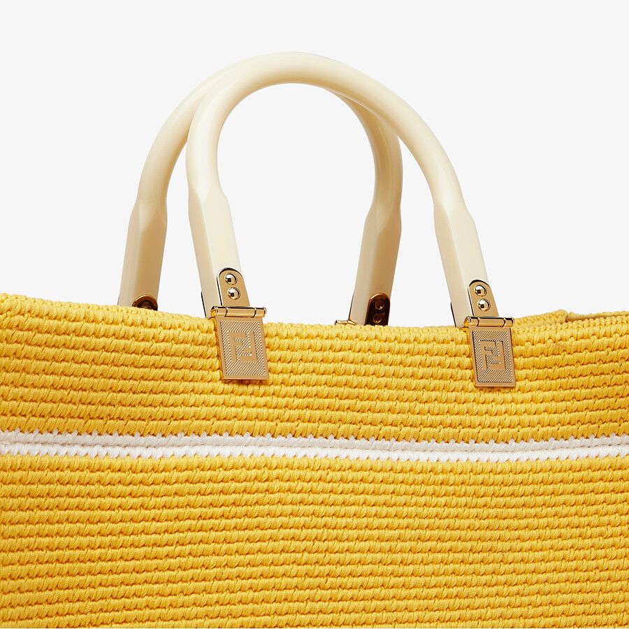 Fendi Cotton Crochet Shopper