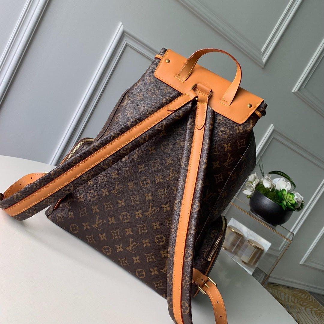 Louis Vuitton Trio Backpack Travel Bag M44658 Gold Chain Monogram LV