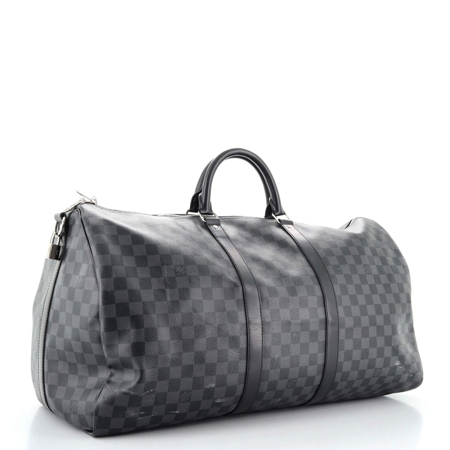 Louis Vuitton Keepall Bandouliere Bag Damier Graphite 55