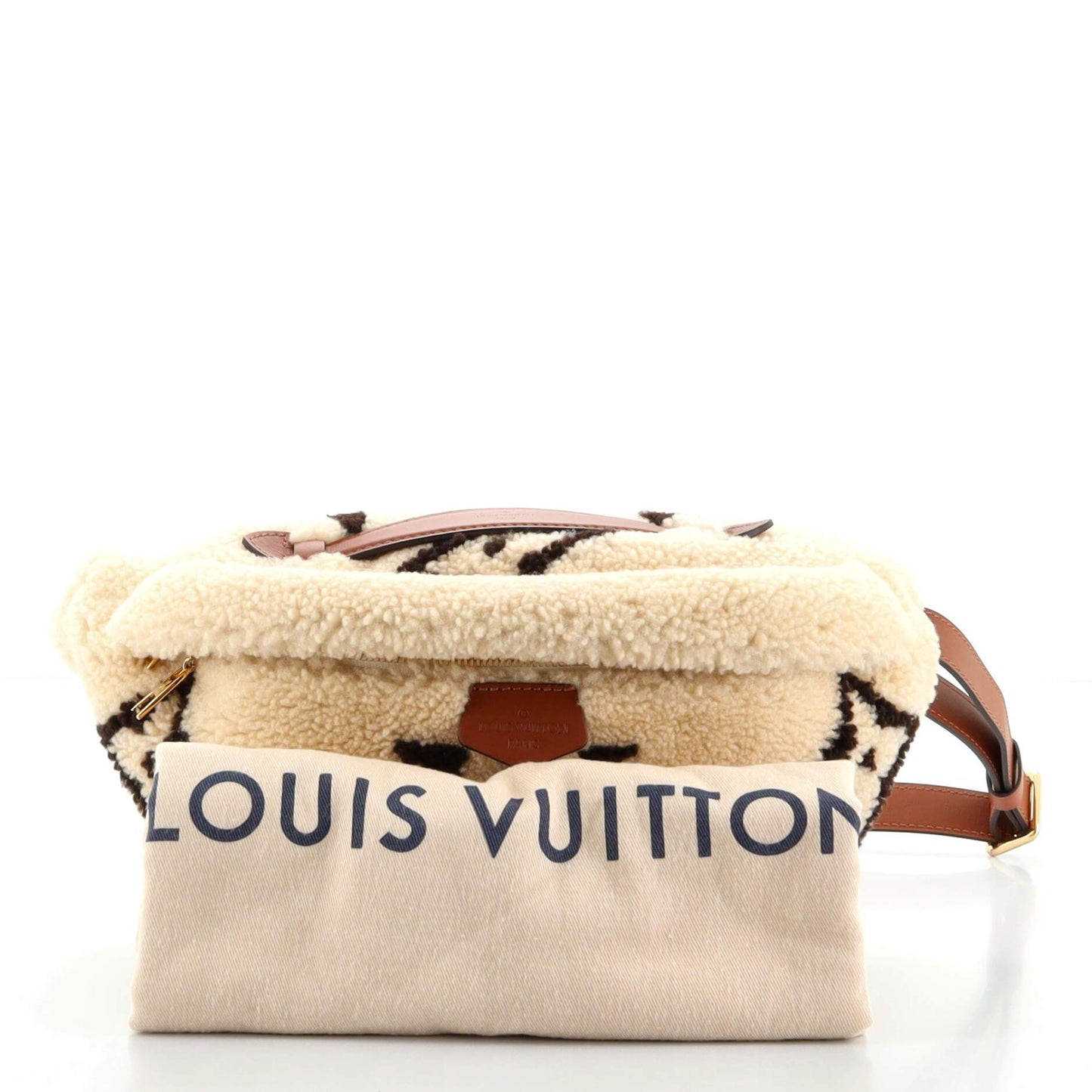 Louis Vuitton Bum Bag Monogram Giant Teddy Fleece