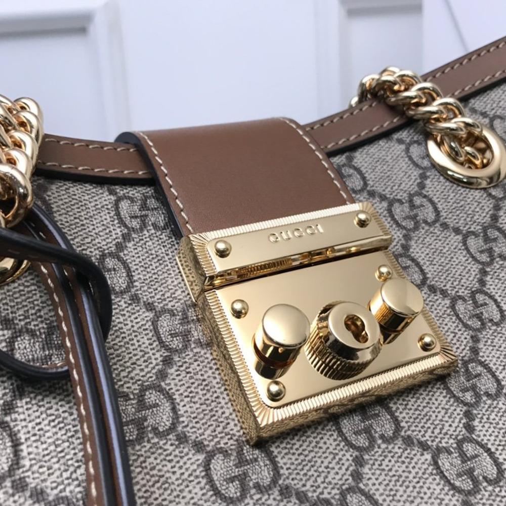 Gucci Padlock small GG shoulder bag