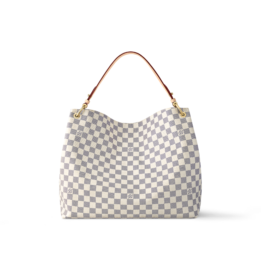 LOUIS VUITTON Graceful PM Rose Ballerine Damier Azur