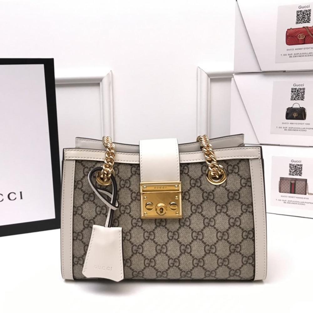 Gucci Padlock small GG shoulder bag