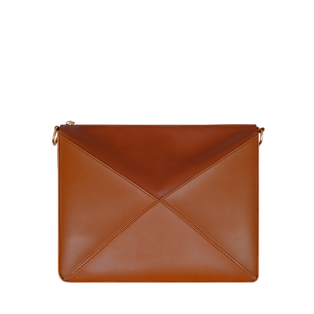 Zelosstyle Brown triangle flex bag