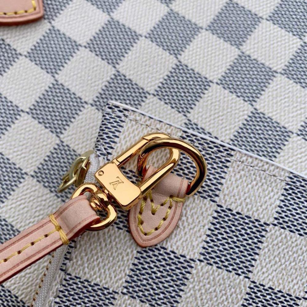 Louis Vuitton NEVERFULL MM Damier Ebene Beige