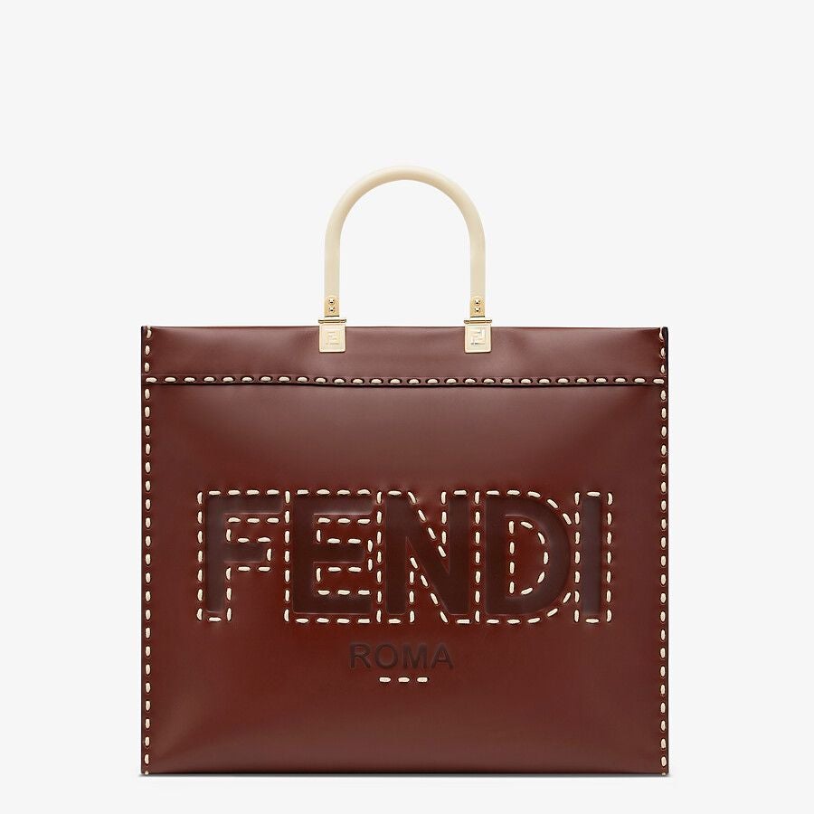 Fendi Medium Leather Shopper