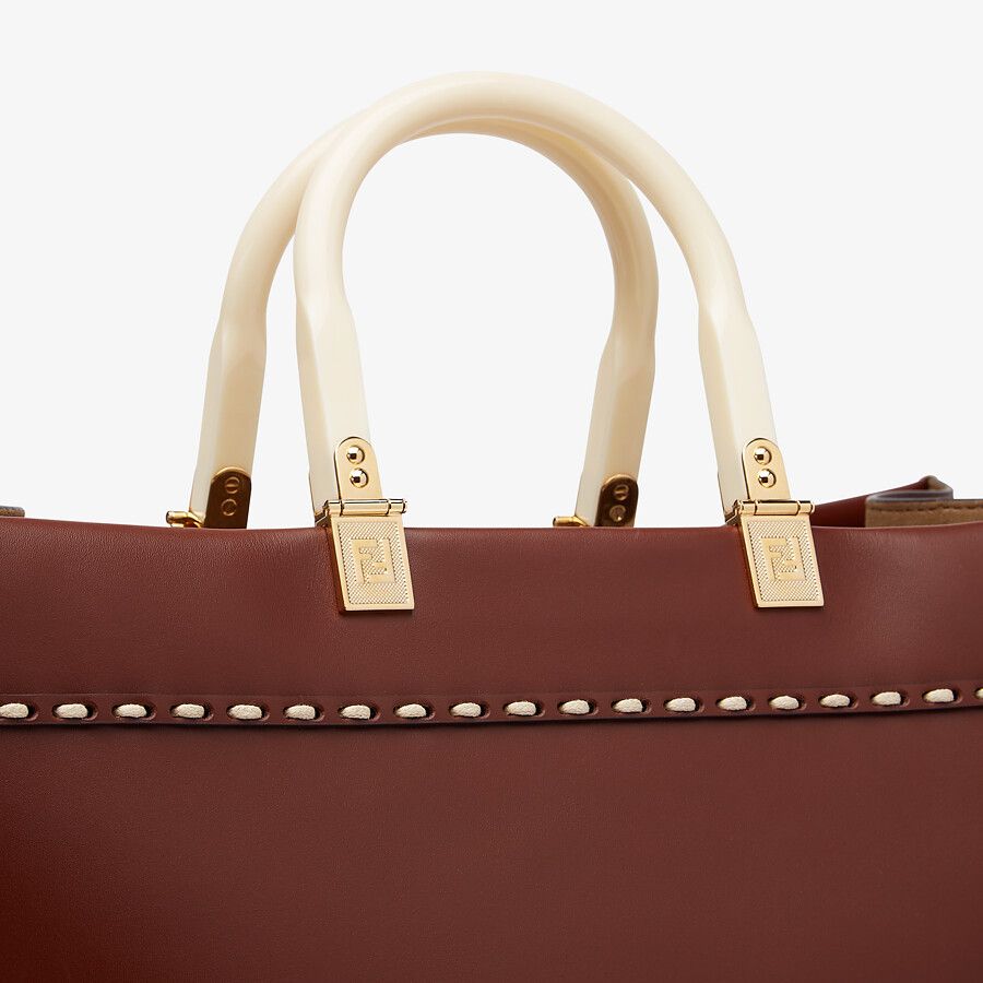 Fendi Medium Leather Shopper