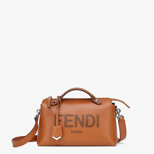 Fendi Leather Boston Bag