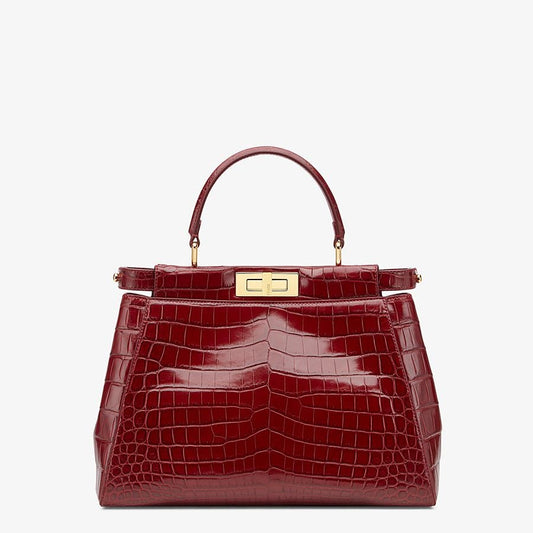 Fendi Medium Crocodile Leather Bag