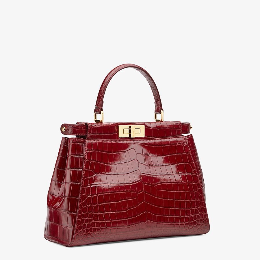 Fendi Medium Crocodile Leather Bag