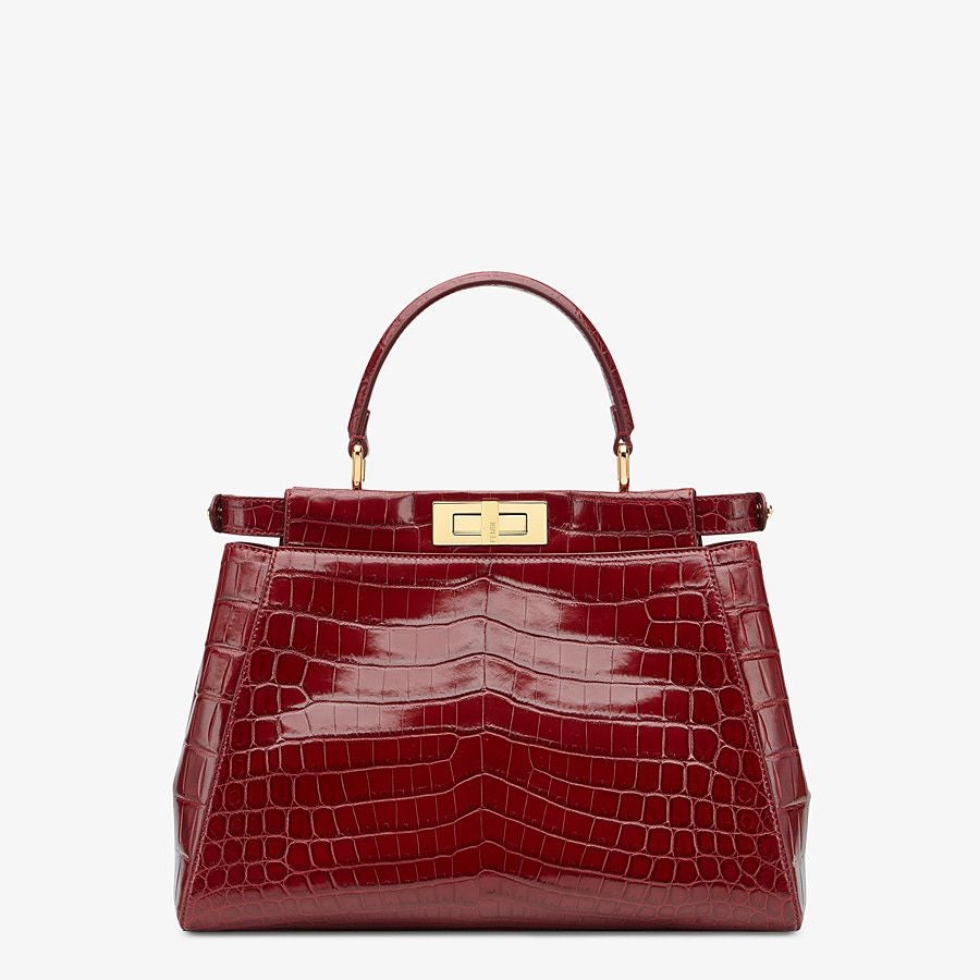 Fendi Medium Crocodile Leather Bag