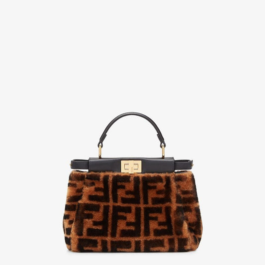 Fendi Brown Sheepskin Bag