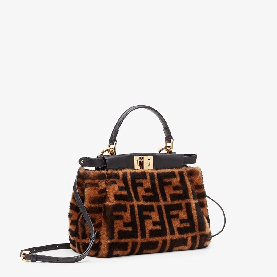 Fendi Brown Sheepskin Bag