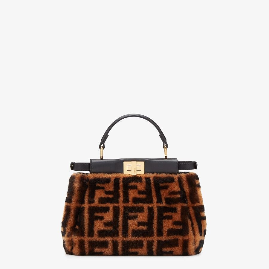 Fendi Brown Sheepskin Bag