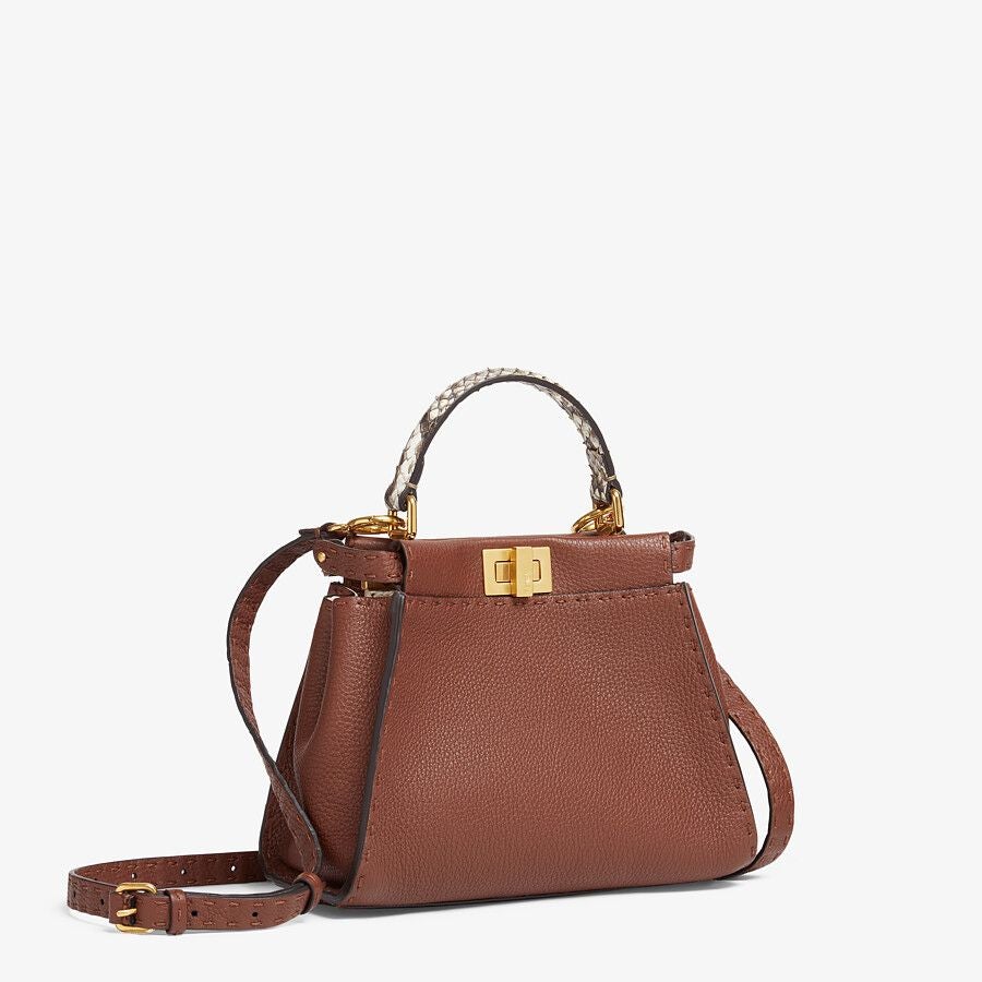 Fendi Mini Brown Selleria Bag