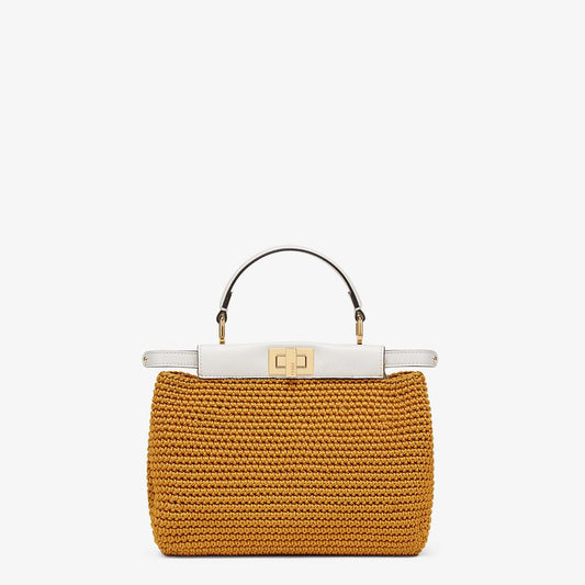 Fendi Mini Cotton Crochet Bag