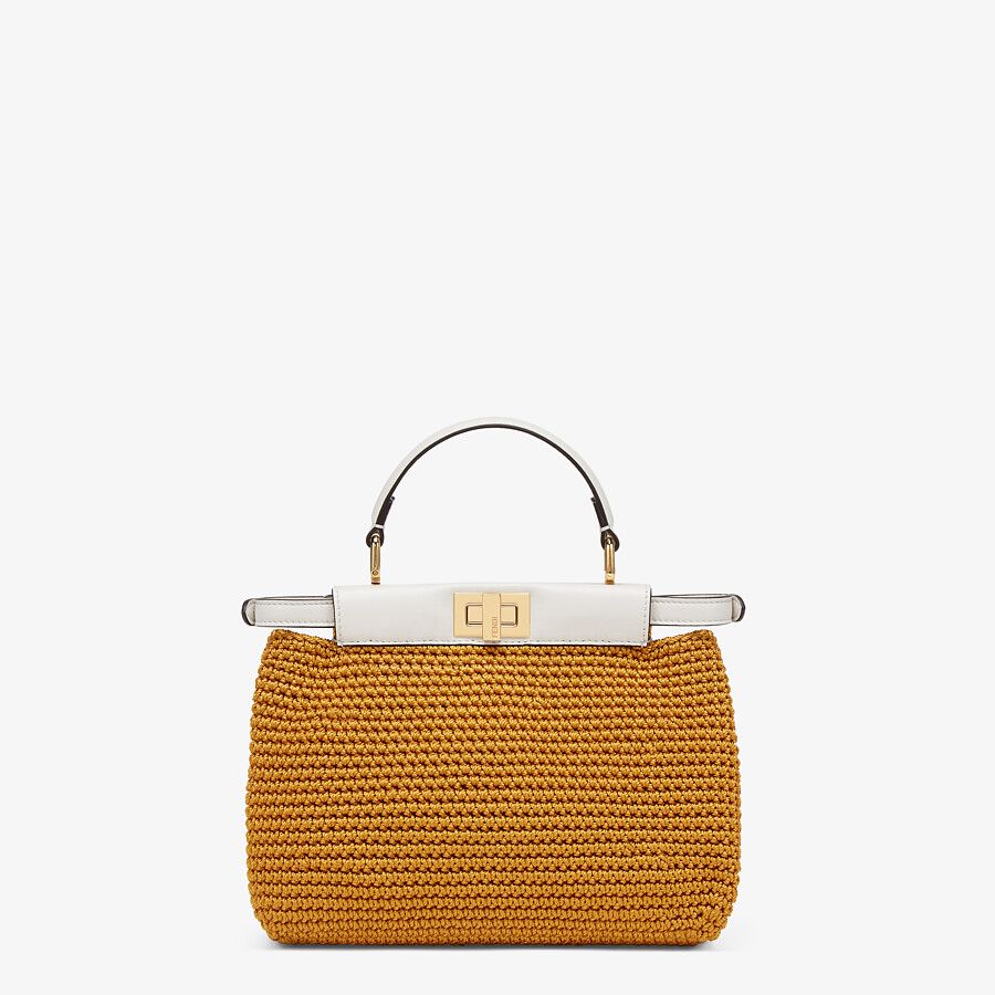 Fendi Mini Cotton Crochet Bag