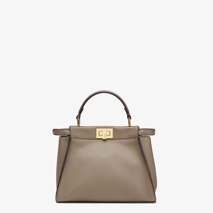 Fendi Gray Leather Bag