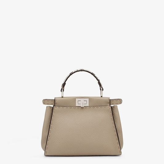 Fendi Mini Dove Gray Selleria Bag