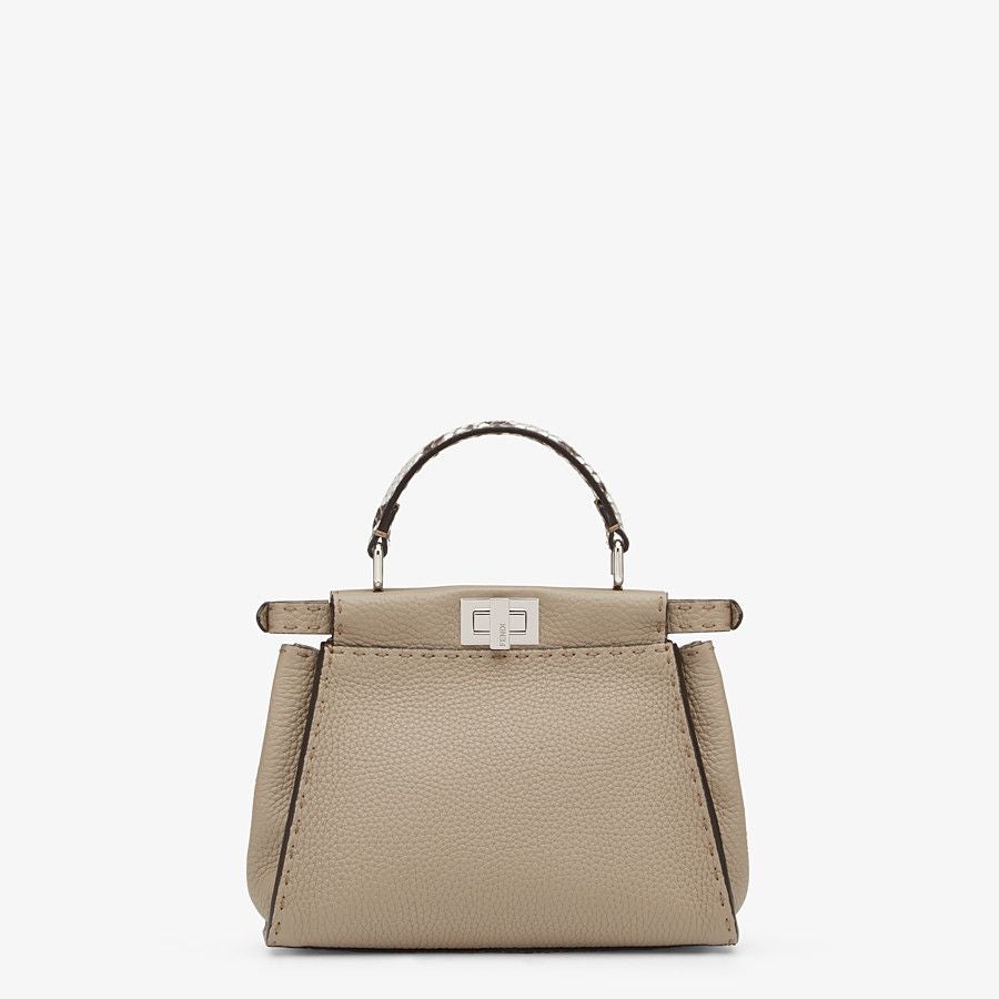 Fendi Mini Dove Gray Selleria Bag