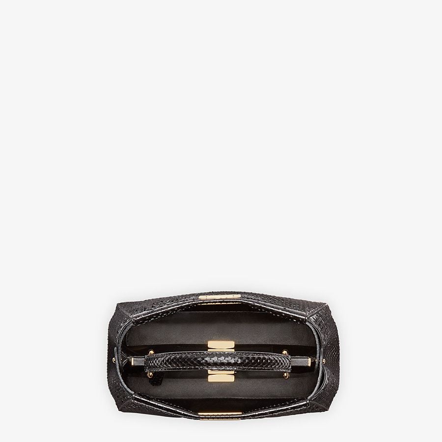 Fendi Mini Black Python Bag