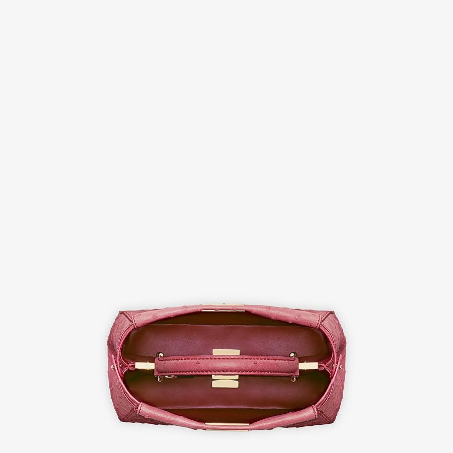 Fendi Mini Ostrich Leather Bag