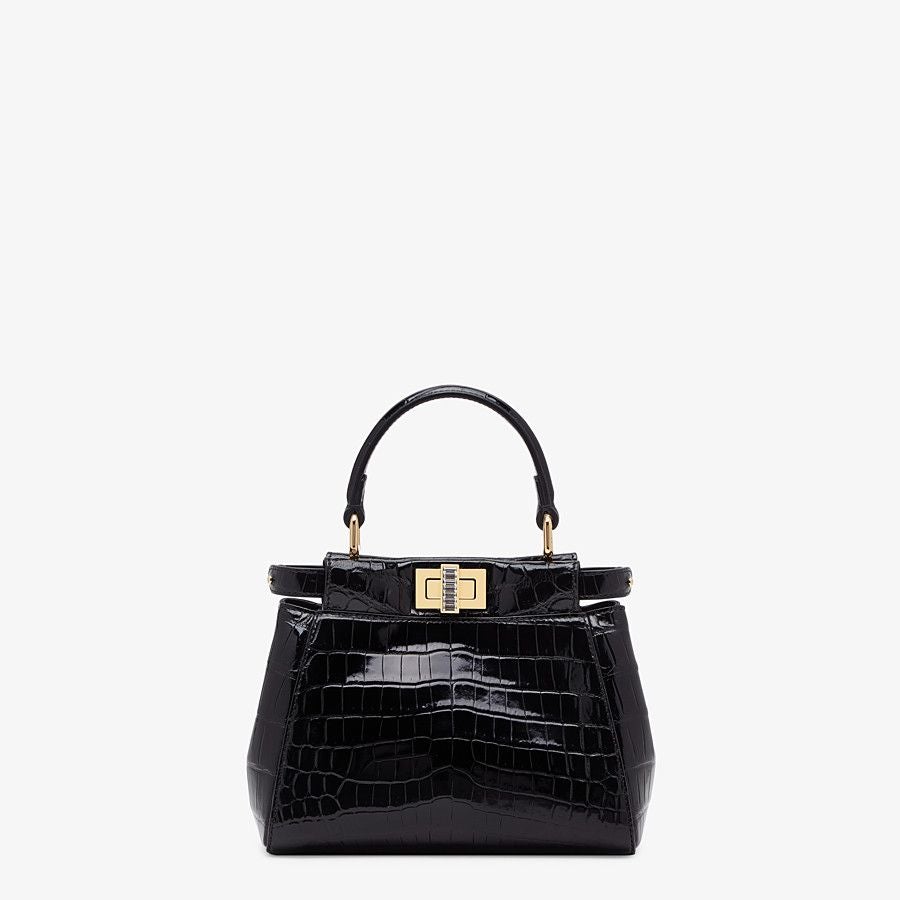 Fendi Mini-bag in Black Crocodile