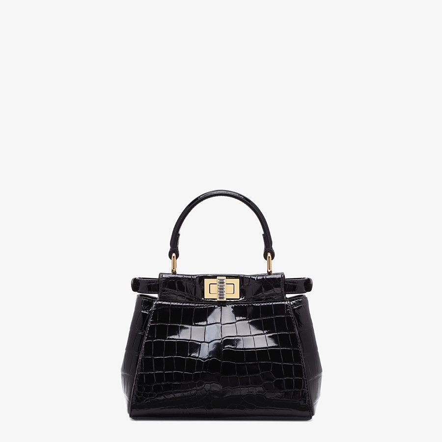 Fendi Mini-bag in Black Crocodile